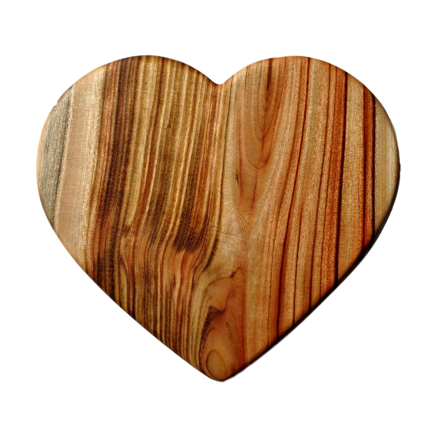 Handmade Heart-Shaped Camphor Laurel Chopping Boards – Made in Australia