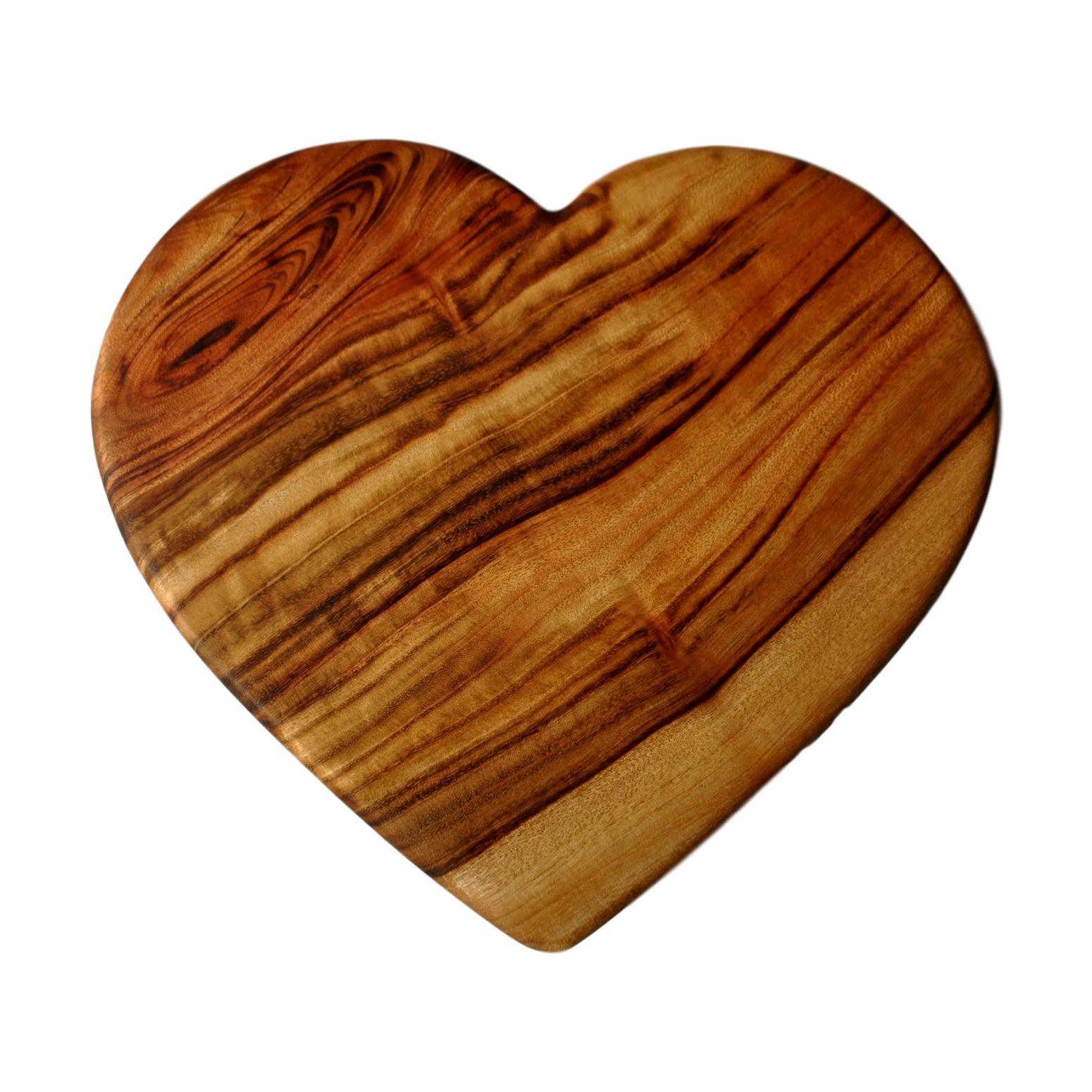 Handmade Heart-Shaped Camphor Laurel Chopping Boards – Made in Australia