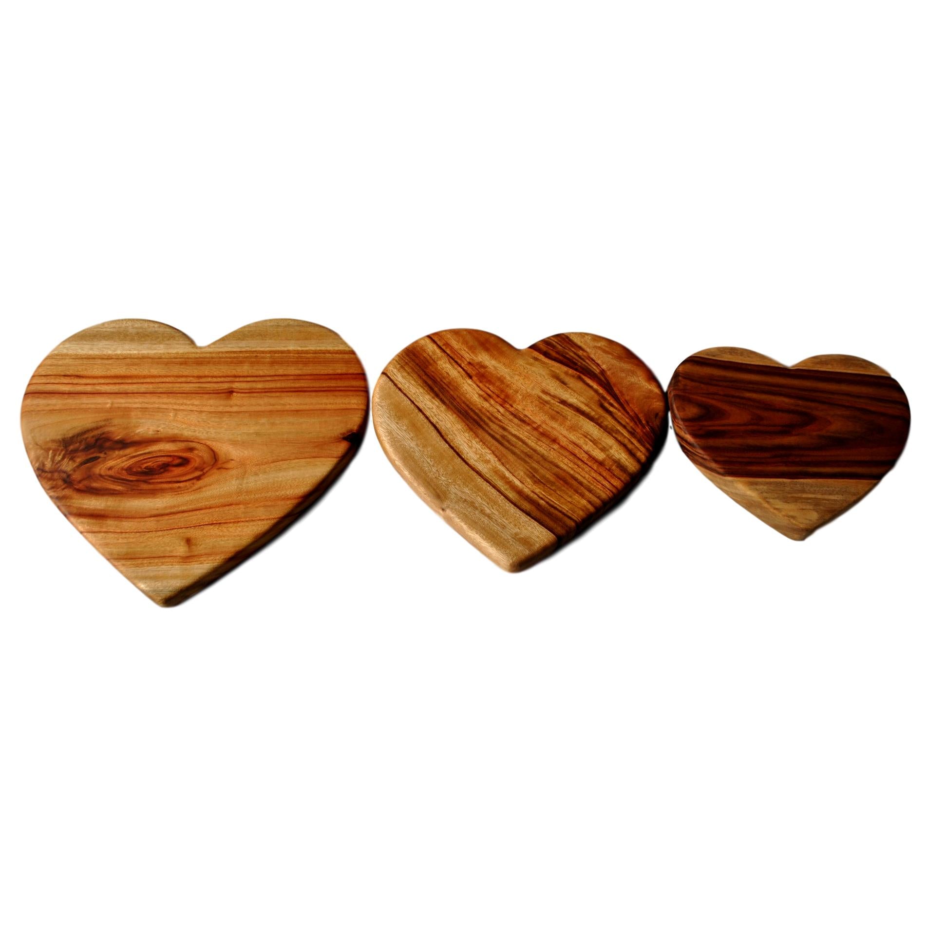 Handmade Heart-Shaped Camphor Laurel Chopping Boards – Made in Australia