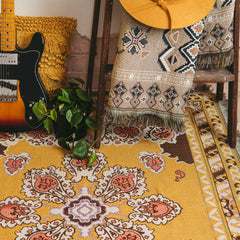 HENDEER - 'Hey Jude' Woven Picnic Rug/Throw: Regular 130x160cm