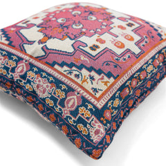 HENDEER - 'Strawberry Fields' Woven Scatter Cushion Cover: 65cm x 65cm