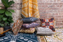 HENDEER - 'Eleanor Rigby' Woven Picnic Rug/Throw: Regular 130x160cm