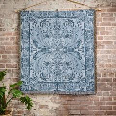 HENDEER - 'Yesterday' Woven Picnic Rug/Throw: Regular 130x160cm