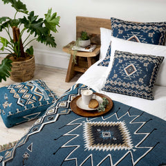 'Let It Be' Woven Scatter Cushion Cover: 65cm x 65cm