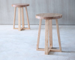 Round Side Table: Satin