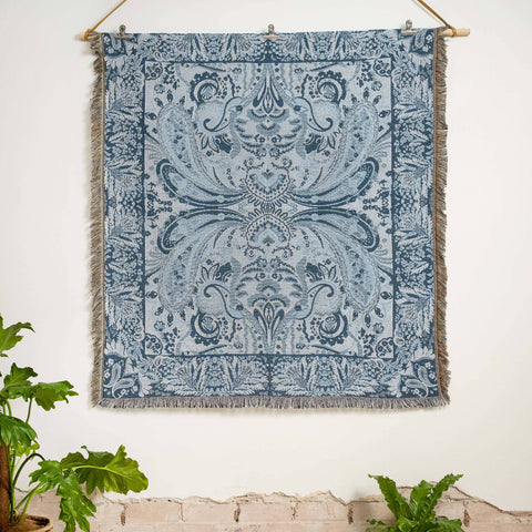 HENDEER - 'Yesterday' Woven Picnic Rug/Throw: Regular 130x160cm