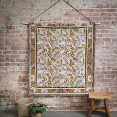 HENDEER - 'Eleanor Rigby' Woven Picnic Rug/Throw: Regular 130x160cm