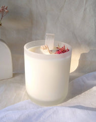 Kakadu plum with Selenite PEACE + CALM: 18+ Hours Burn Time