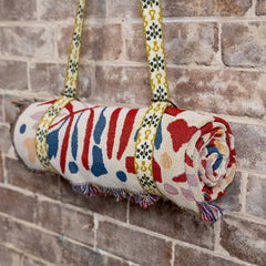 HENDEER - 'A Day In The Life' Woven Picnic Rug/Throw: Regular 130x160cm