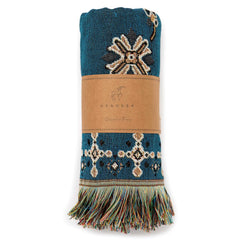 'Let It Be' Woven Picnic Rug/Throw: Regular 130x160cm
