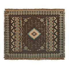 HENDEER - 'Hey Jude' Woven Picnic Rug/Throw: Regular 130x160cm