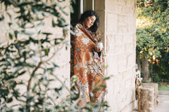 'Penny Lane' Woven Picnic Rug/Throw: Regular 130x160cm