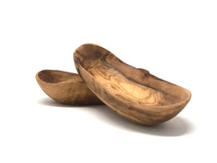 olivenholz-erleben - Rustic bowl approx. 12 — 14 cm olive wood