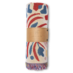 HENDEER - 'A Day In The Life' Woven Picnic Rug/Throw: Regular 130x160cm