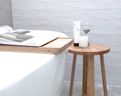 Round Side Table: Satin