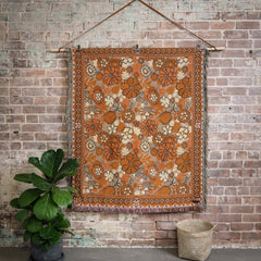 'Penny Lane' Woven Picnic Rug/Throw: Regular 130x160cm