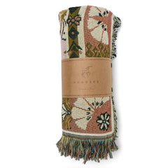 HENDEER - 'Eleanor Rigby' Woven Picnic Rug/Throw: Regular 130x160cm