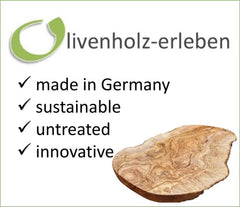 olivenholz-erleben - Rustic bowl approx. 12 — 14 cm olive wood