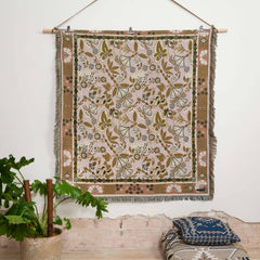 HENDEER - 'Eleanor Rigby' Woven Picnic Rug/Throw: Regular 130x160cm