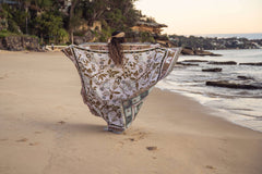 HENDEER - 'Eleanor Rigby' Woven Picnic Rug/Throw: Regular 130x160cm