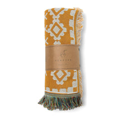 HENDEER - 'Good Day Sunshine' Woven Picnic Rug/Throw: Regular 130x160cm