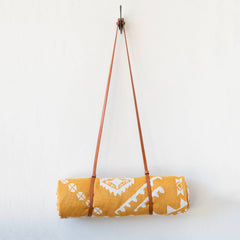 HENDEER - 'Good Day Sunshine' Woven Picnic Rug/Throw: Regular 130x160cm