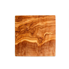 olivenholz-erleben - 2-piece square coasters 9 x 9 cm for glasses