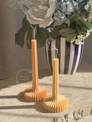 Vase Pillar Soy Candle - Tall / Unscented