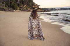 HENDEER - 'Eleanor Rigby' Woven Picnic Rug/Throw: Regular 130x160cm