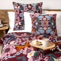 'Magical Mystery' Woven Picnic Rug/Throw: Regular 130x160cm