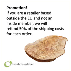 olivenholz-erleben - Rustic bowl approx. 12 — 14 cm olive wood