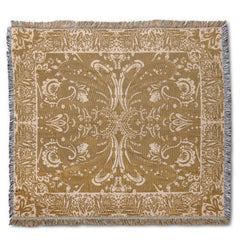 HENDEER - 'Yesterday' Woven Picnic Rug/Throw: Regular 130x160cm
