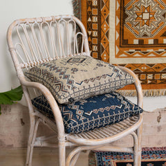 'Let It Be' Woven Scatter Cushion Cover: 65cm x 65cm