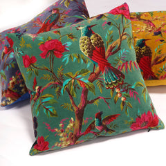 Linen Connections - Cotton Velvet Cushion