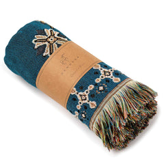 'Let It Be' Woven Picnic Rug/Throw: Regular 130x160cm