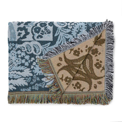 HENDEER - 'Yesterday' Woven Picnic Rug/Throw: Regular 130x160cm