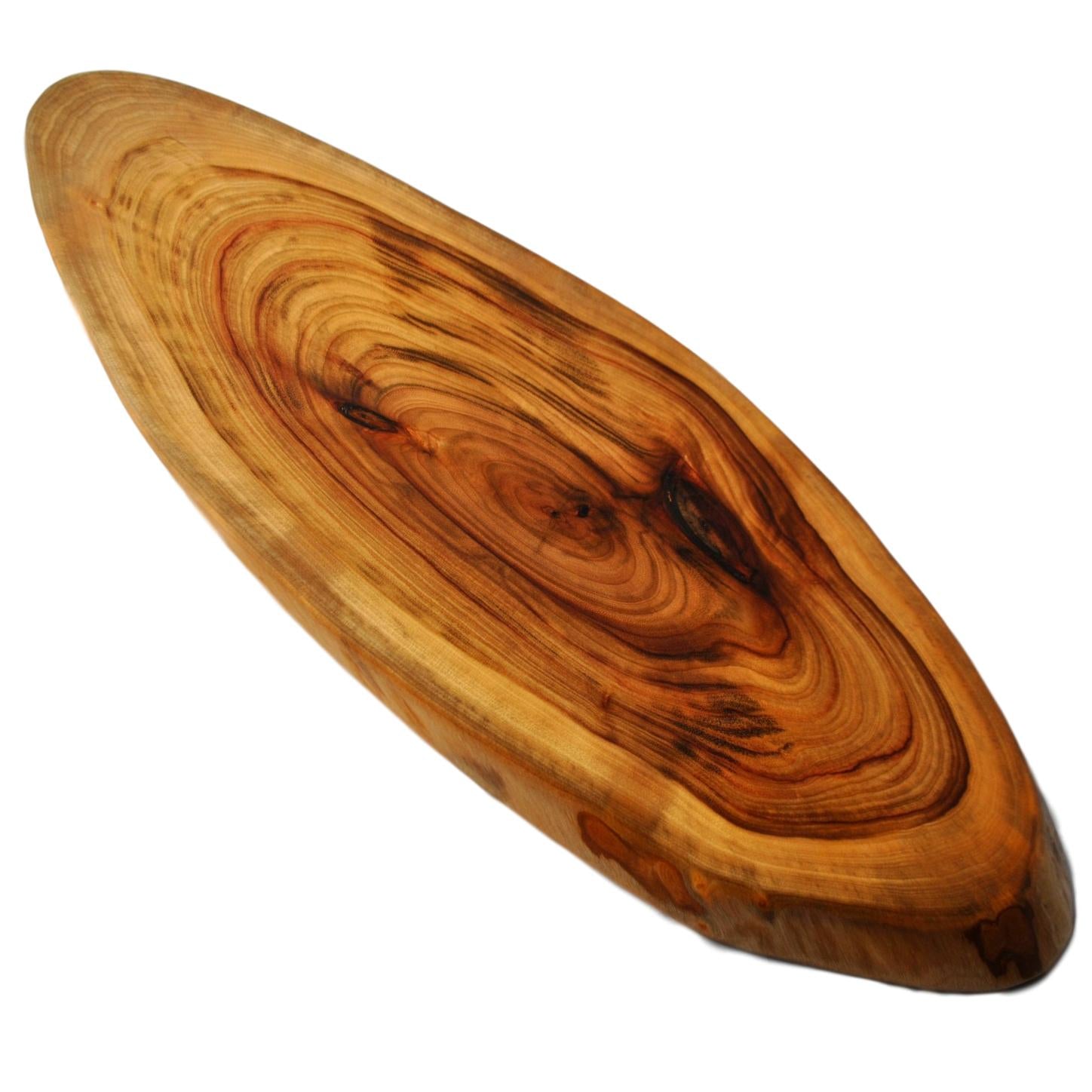 brand new handmade wooden chopping board tree trunk slice