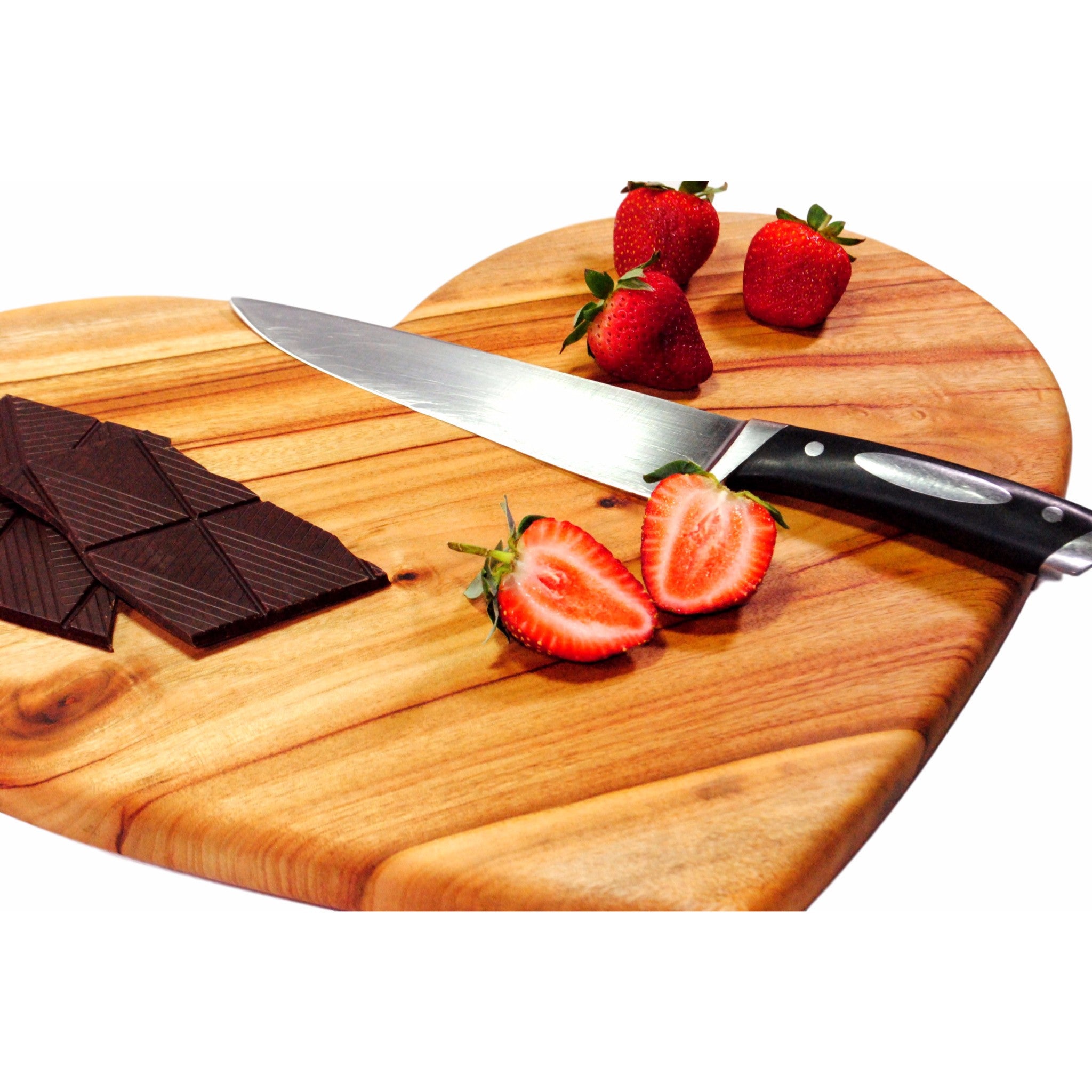 large heart cutting board wooden serving plate thin light restaurant cafe hospitality supplies